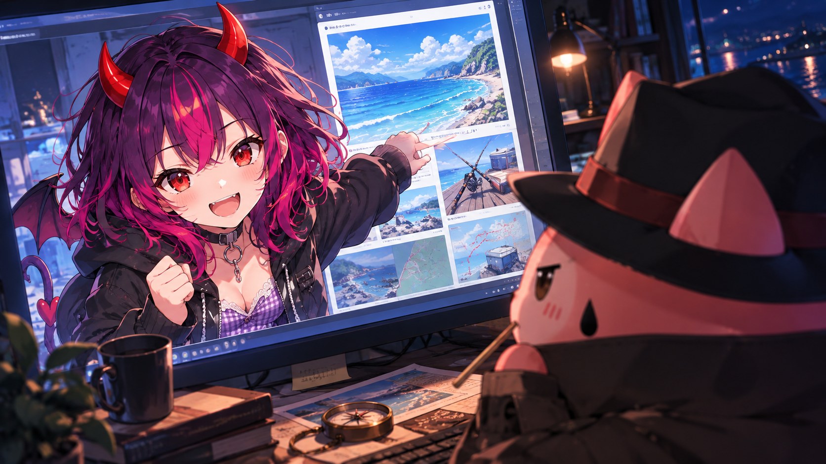 海の話を持ちかけるあいちゃん